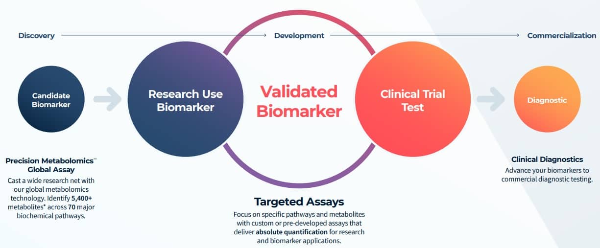 targeted metabolomics assay biomarker validation process
